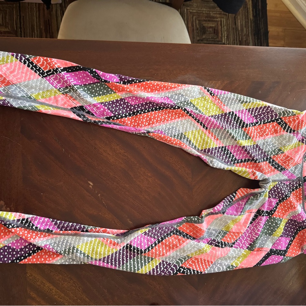 Victoria's Secret Sport Leggings with Colorful Pattern